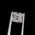 1ct to 5ct Asscher cut Lab Grown Moissanite Diamond, EF Colour, VVS/VS Clarity