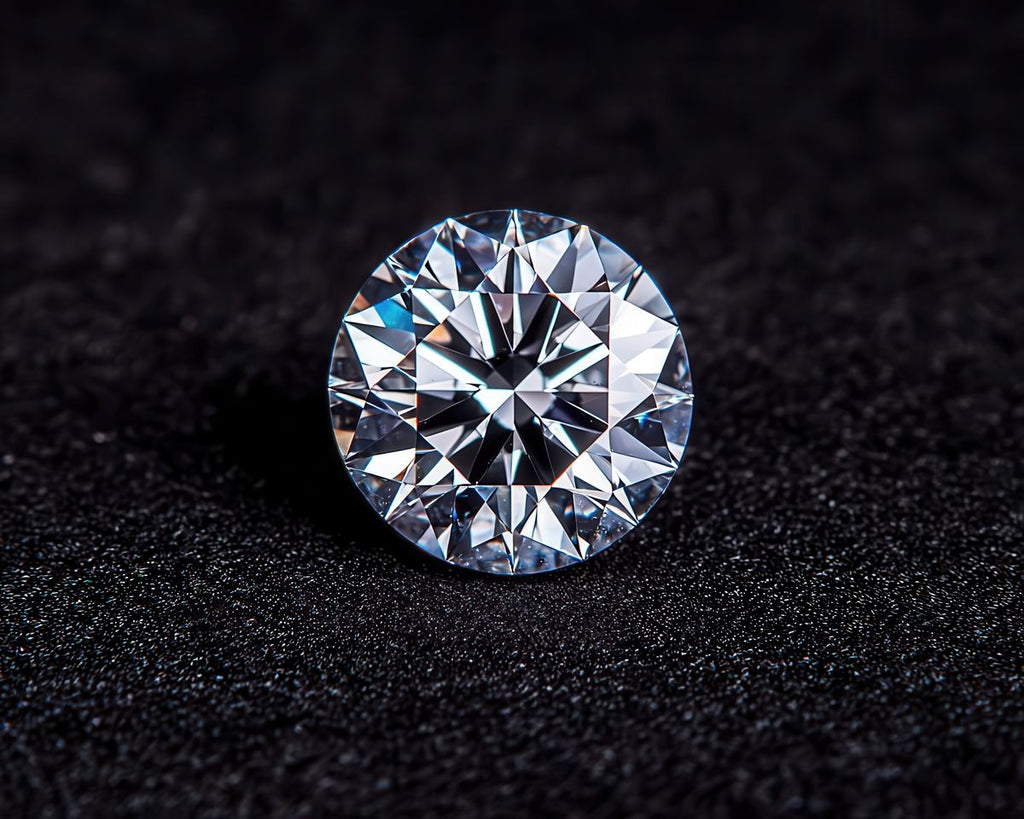 1ct to 5ct Round cut Lab Grown Moissanite Diamond, EF Colour, VVS/VS Clarity