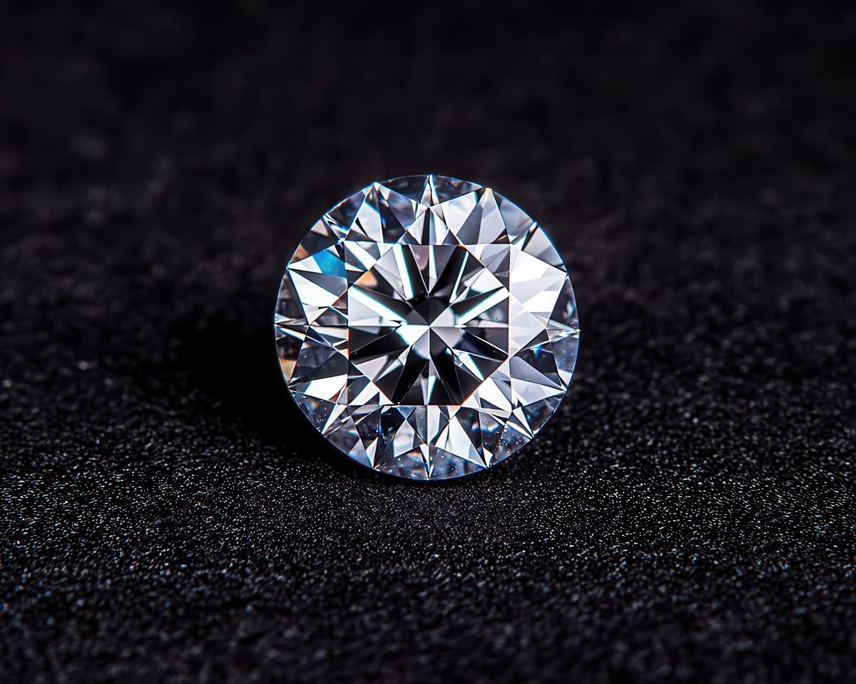 1ct to 5ct Round cut Lab Grown Moissanite Diamond, EF Colour, VVS/VS Clarity