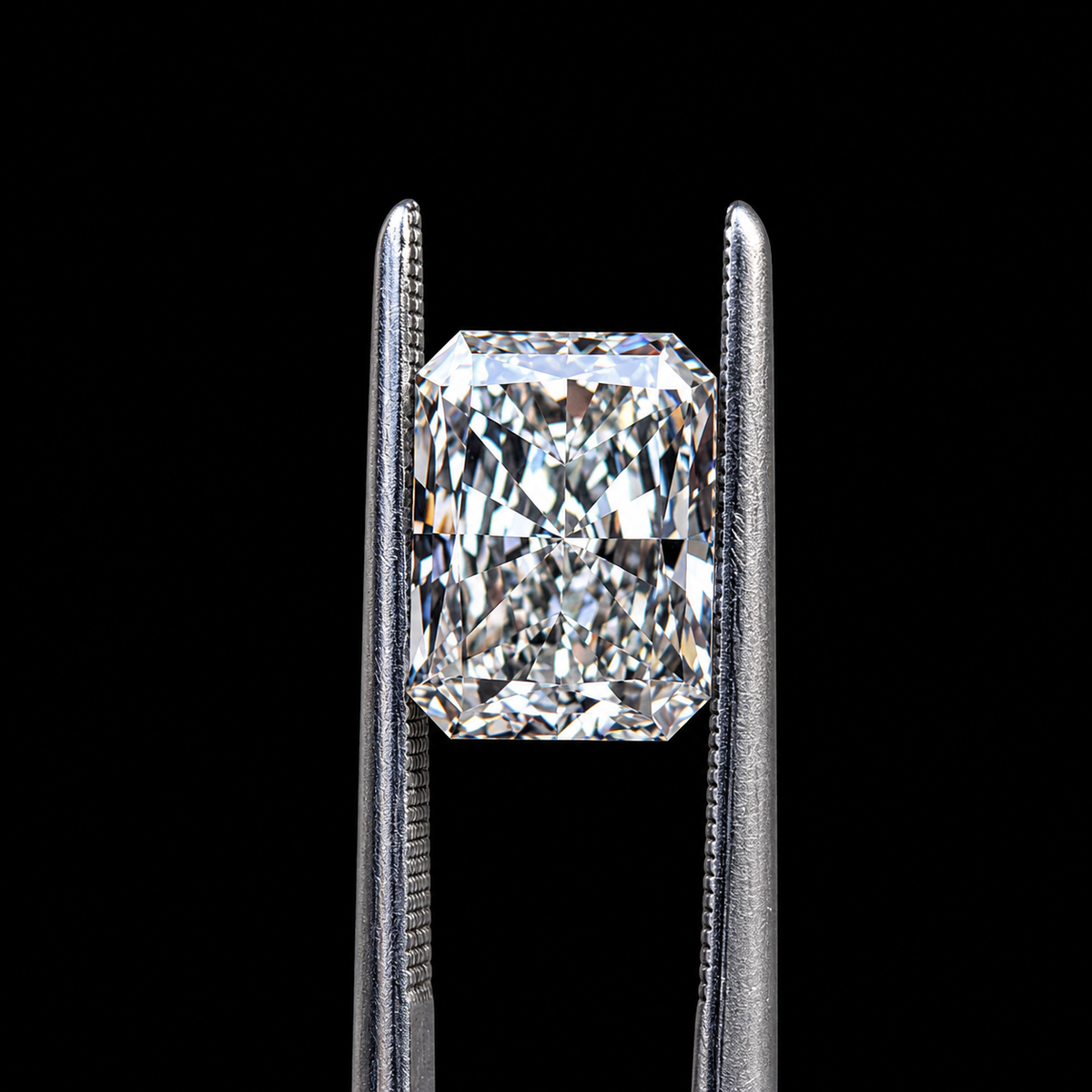 1ct to 5ct Radiant cut Lab Grown Moissanite Diamond, EF Colour, VVS/VS Clarity (Copy)