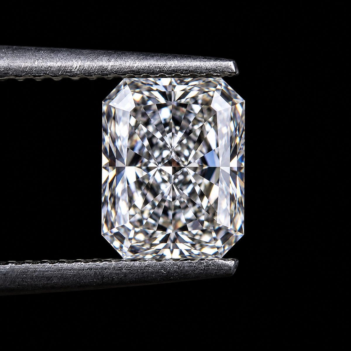 1ct to 5ct Radiant cut Lab Grown Moissanite Diamond, EF Colour, VVS/VS Clarity (Copy)
