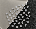 2.5 × 3.5 mm small Emerald loose Moissanite diamond, D color, VVS2 clarity
