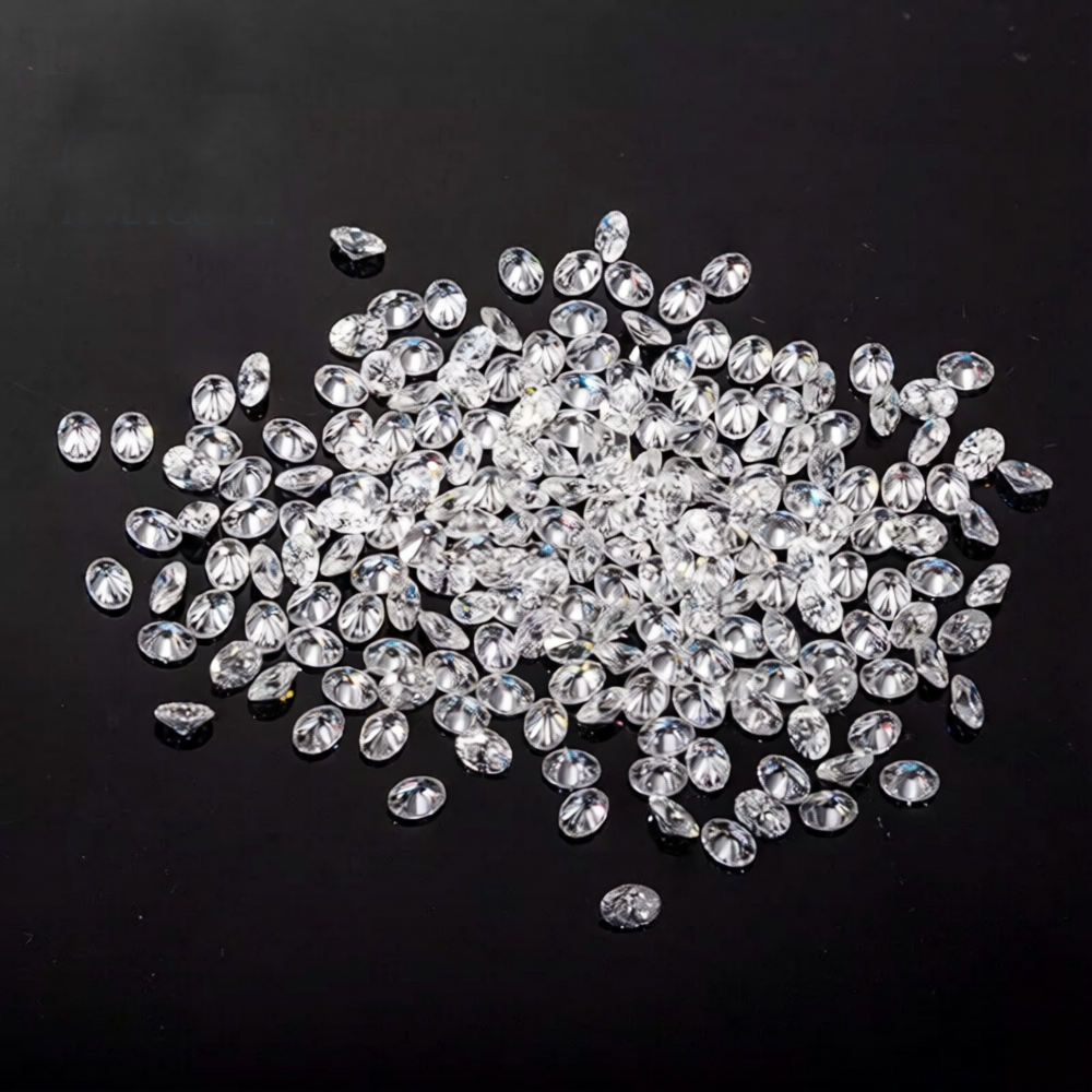 2 × 3 mm small oval loose Moissanite diamond, D color, VVS2 clarity