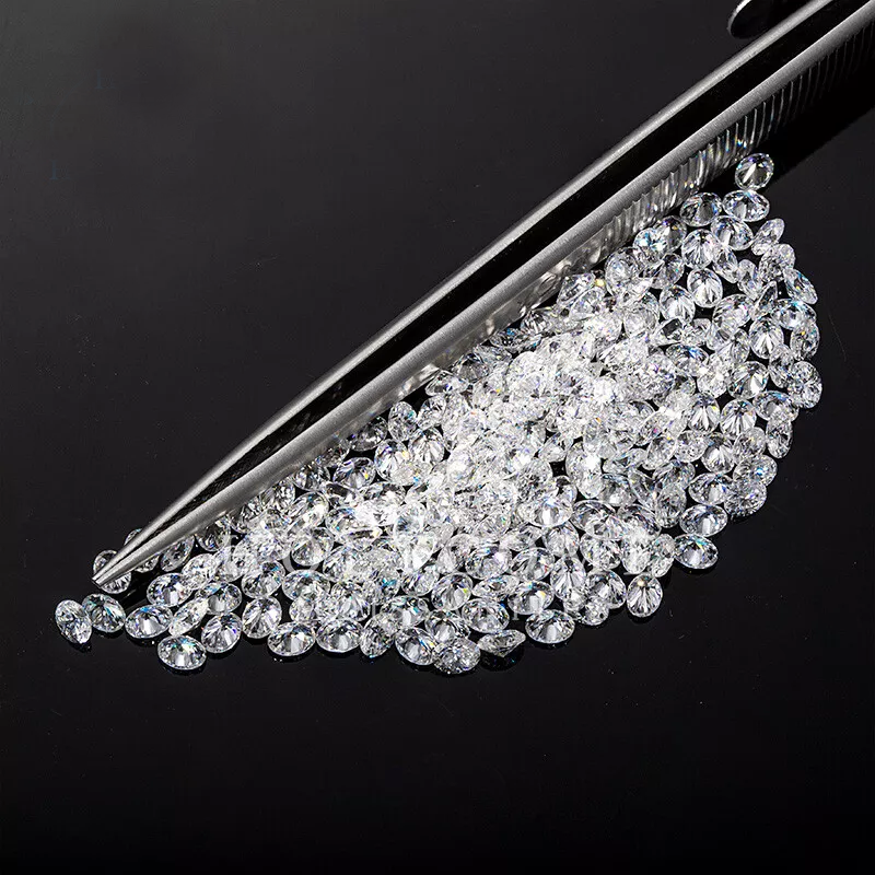 2 × 3 mm small oval loose Moissanite diamond, D color, VVS2 clarity