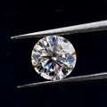1ct to 5ct Round cut Lab Grown Moissanite Diamond, EF Colour, VVS/VS Clarity