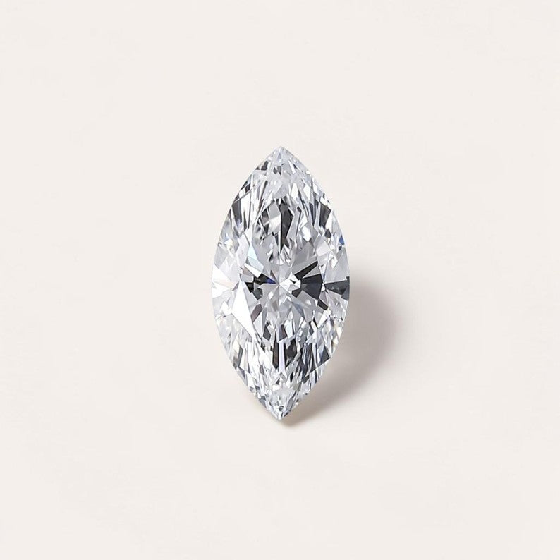 0.5ct to 3ct Marquise cut Lab Grown Diamond, IGI Certified, EF Colour, VVS/VS Clarity