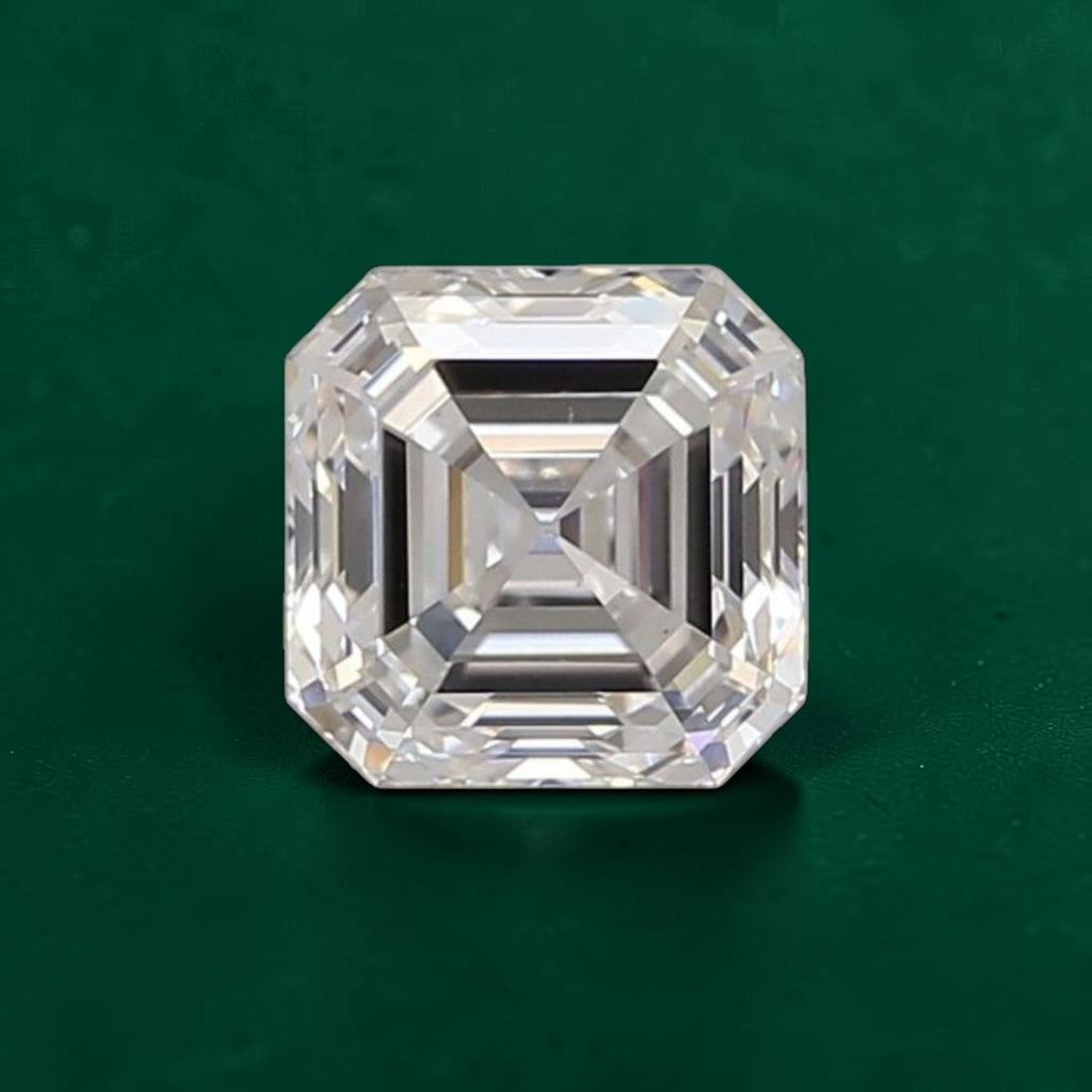 1CT Natural Asscher Cut Diamond