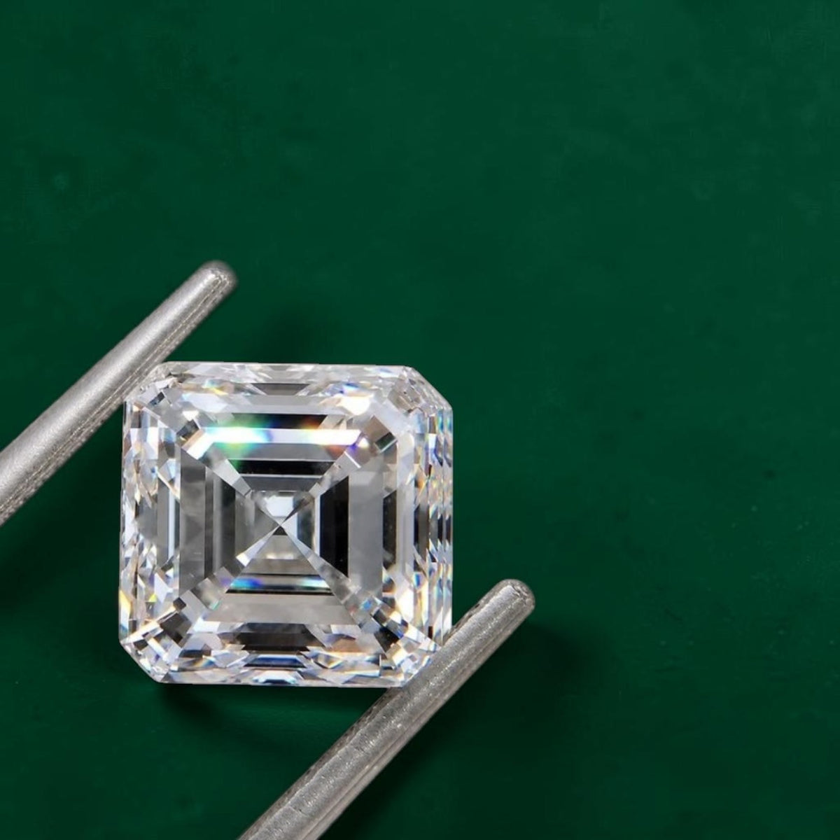 1CT Natural Asscher Cut Diamond