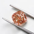 1CT Cushion cut fancy vivid Pink lab grown CVD diamond, IGI certified