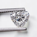 1 CT IGI Certified Heart Portuguese Cut Diamond, Lab Grown Diamond ,Portugal Flower Cut Lab Created Diamond, Diamond for Custom Ring
