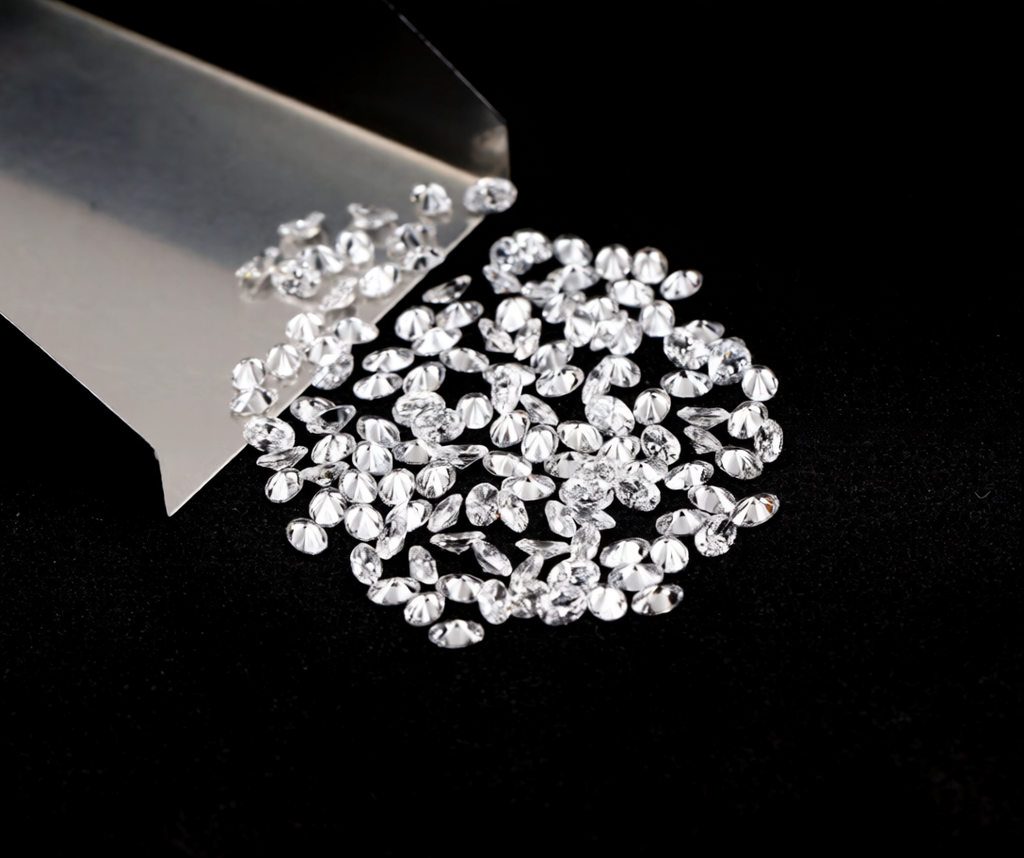 2 × 3 mm small oval loose Moissanite diamond, D color, VVS2 clarity