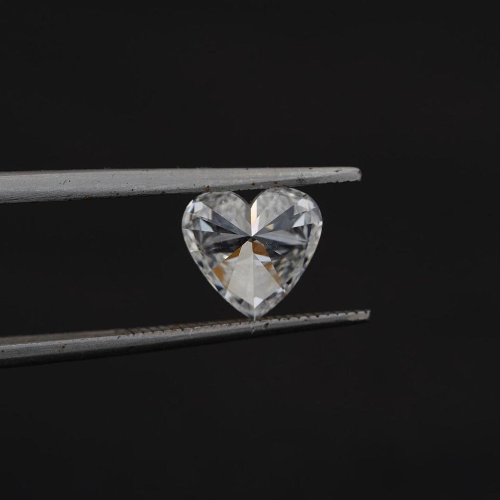 1ct to 5ct Heart cut Lab Grown Moissanite Diamond, EF Colour, VVS/VS Clarity