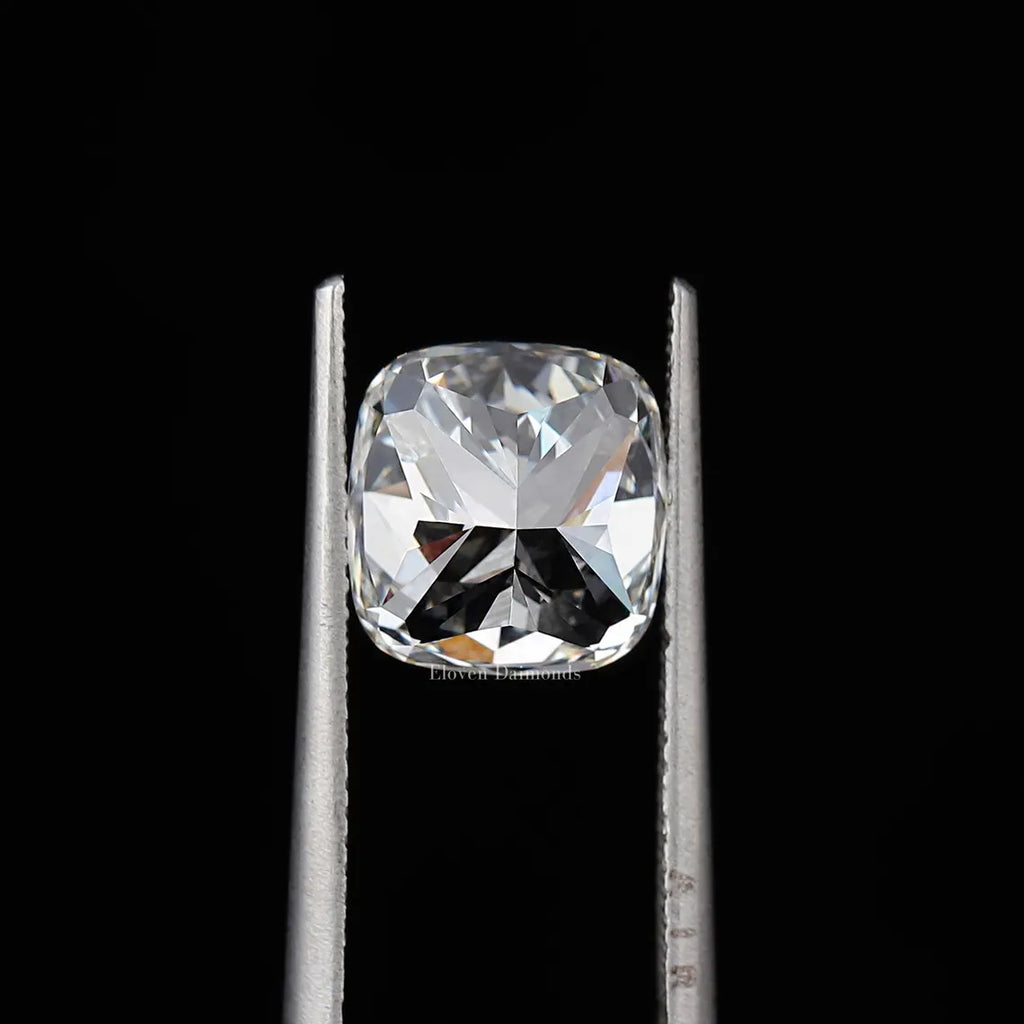 1ct to 5ct Cushion cut Lab Grown Moissanite Diamond, EF Colour, VVS/VS Clarity