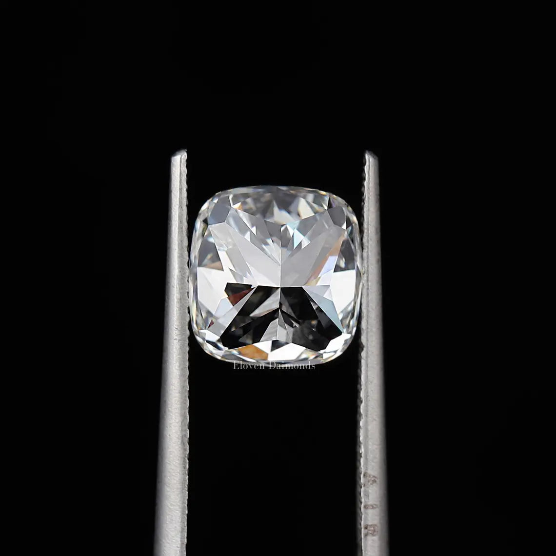 1ct to 5ct Cushion cut Lab Grown Moissanite Diamond, EF Colour, VVS/VS Clarity