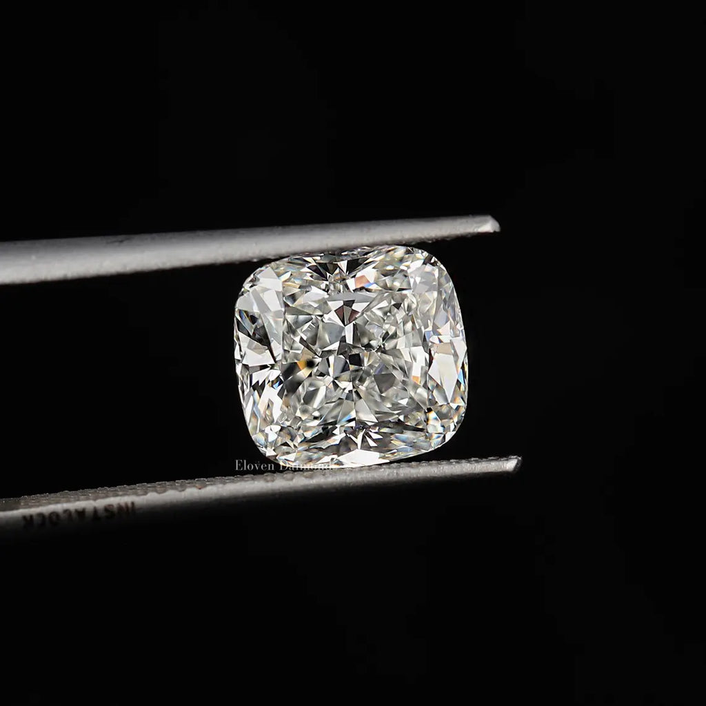 1ct to 5ct Cushion cut Lab Grown Moissanite Diamond, EF Colour, VVS/VS Clarity