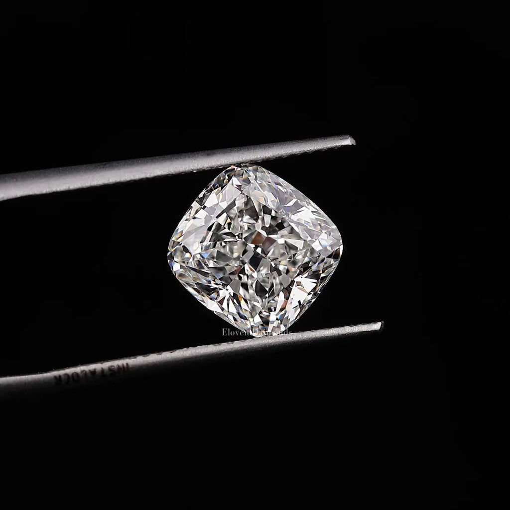 1ct to 5ct Cushion cut Lab Grown Moissanite Diamond, EF Colour, VVS/VS Clarity
