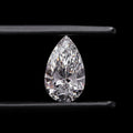 1ct to 5ct Pear cut Lab Grown Moissanite Diamond, EF Colour, VVS/VS Clarity