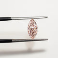 1CT Marquise cut fancy vivid Pink lab grown CVD diamond, IGI certified