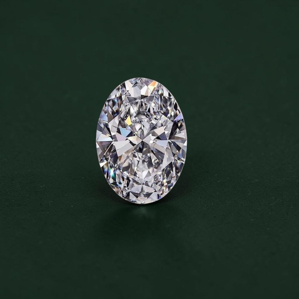 1CT Natural Oval Cut Diamond