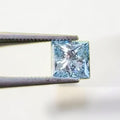 1CT Princess cut fancy vivid Blue lab grown CVD diamond, IGI certified (Copy)
