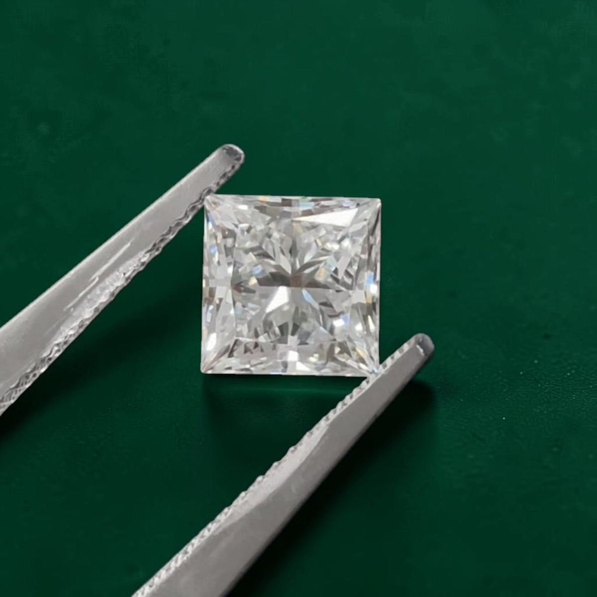 1CT Natural Princess Cut Diamond