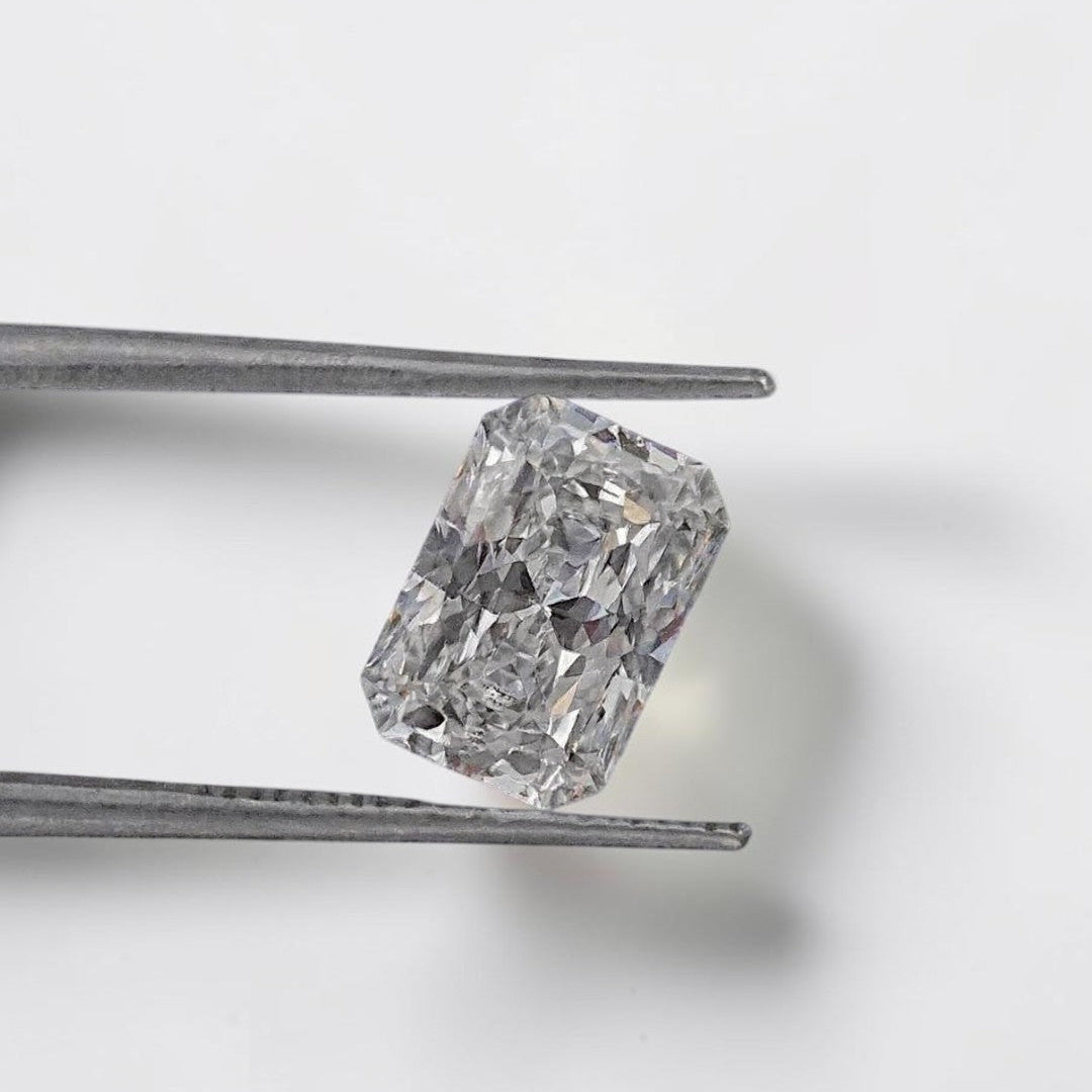 1 CT IGI Certified Radiant Portuguese Cut Diamond, Lab Grown Diamond ,Portugal Flower Cut Lab Created Diamond, Diamond for Custom Ring