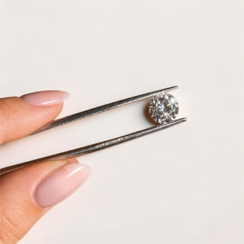 0.5ct to 3ct Round cut Lab Grown Diamond, IGI Certified, EF Colour, VVS/VS Clarity