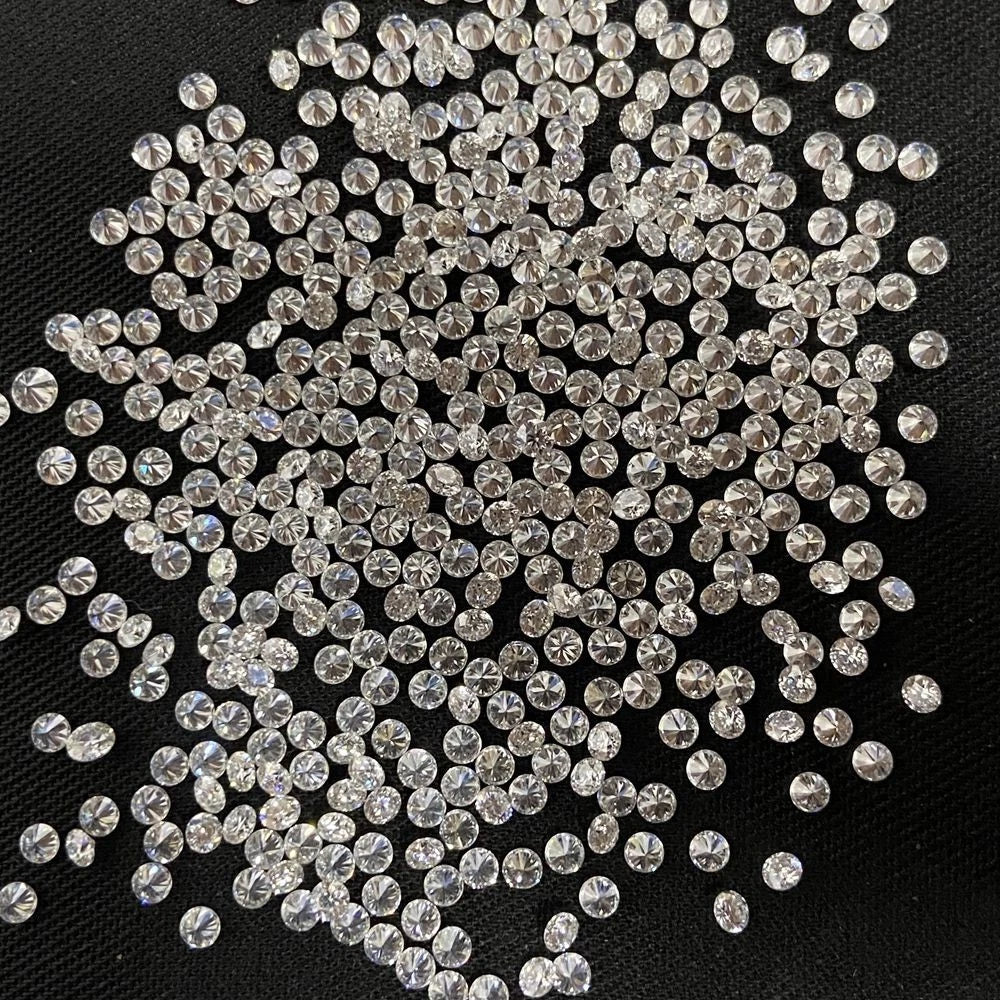 Loose Lab Created CVD Diamonds 500pcs IF VVS Round Cut Stones