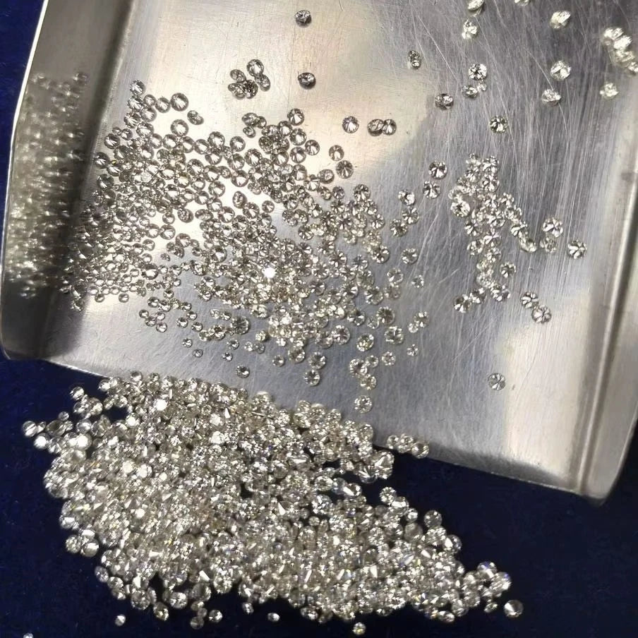 Loose Lab Created CVD Diamonds 500pcs IF VVS Round Cut Stones
