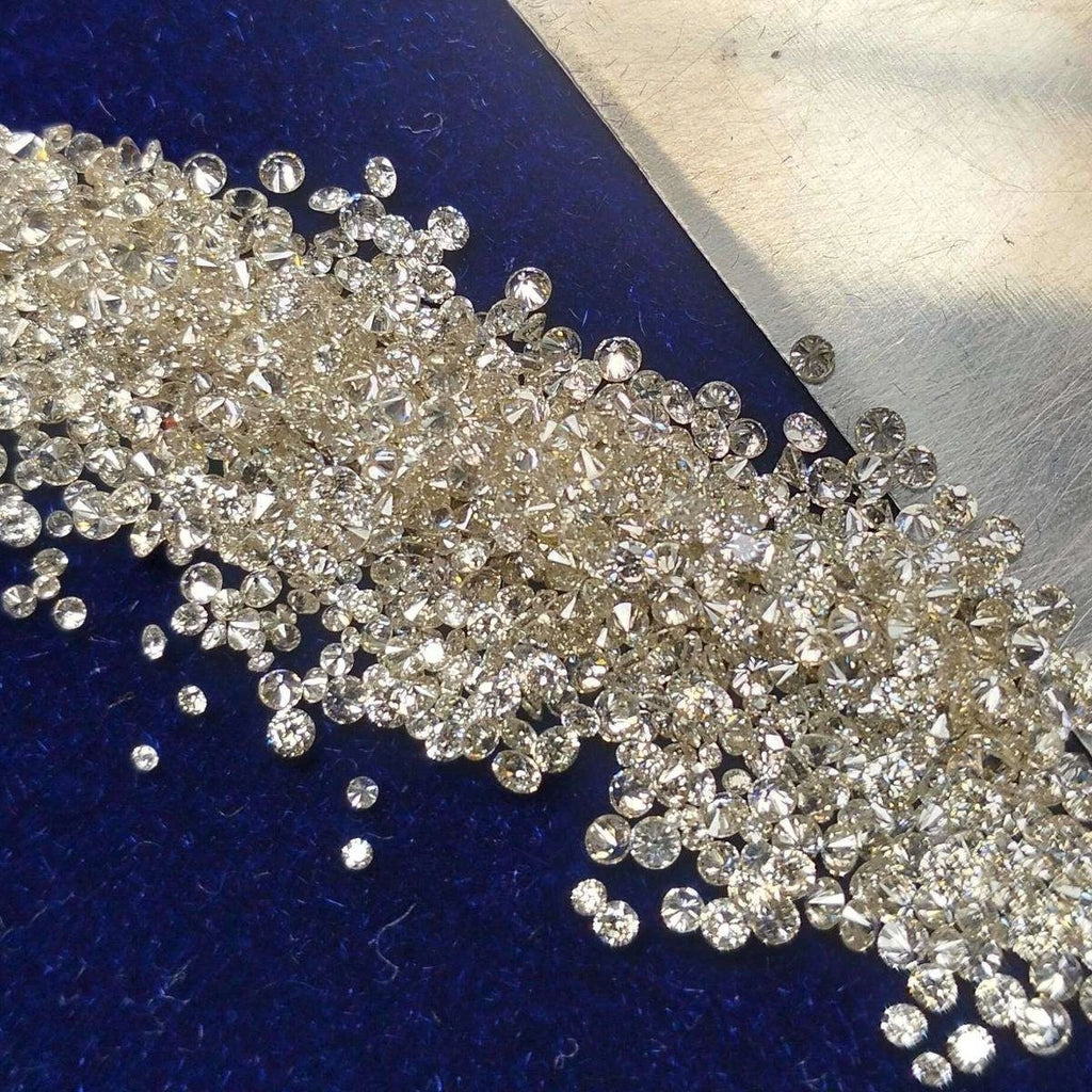 Loose Lab Created CVD Diamonds 500pcs IF VVS Round Cut Stones
