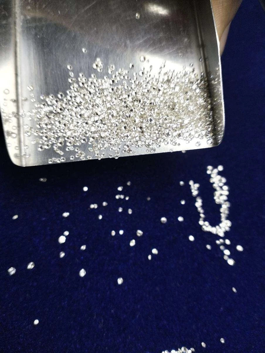 Loose Lab Created CVD Diamonds 500pcs IF VVS Round Cut Stones