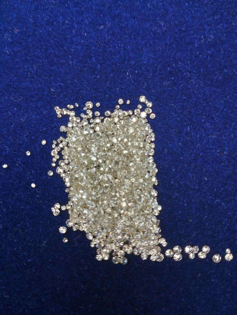Loose Lab Created CVD Diamonds 500pcs IF VVS Round Cut Stones