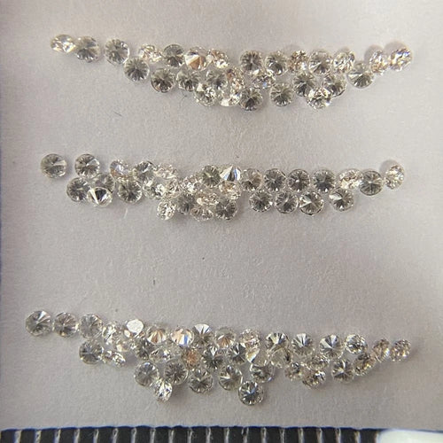 Loose Lab Created CVD Diamonds 500pcs IF VVS Round Cut Stones